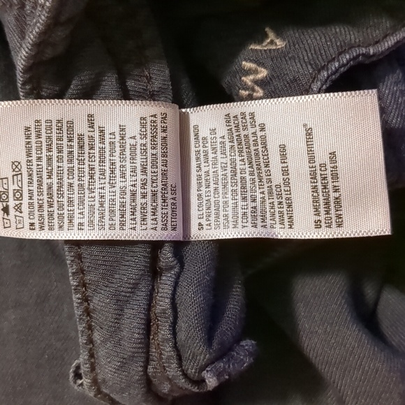 American eagle linen blend navy shorts size 10 - Picture 13 of 14